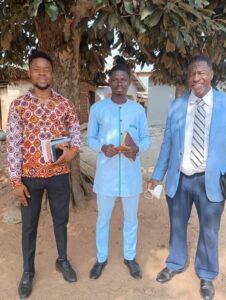 Two young Abokin Layworkers on fire for the Lord—captured during our visitations before the baptisms. As Pastor Twumasi says, ‘Mission doesn’t stop.